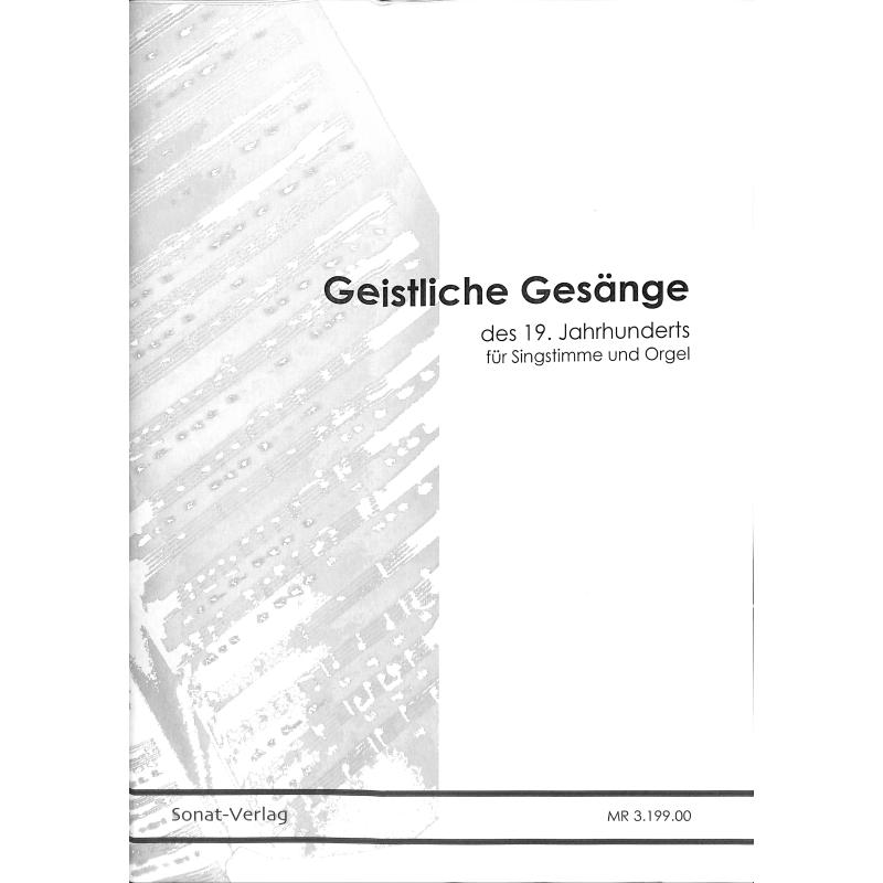 Titelbild für RINATA 3199-00 - GEISTLICHE GESAENGE DES 19 JAHRHUNDERTS