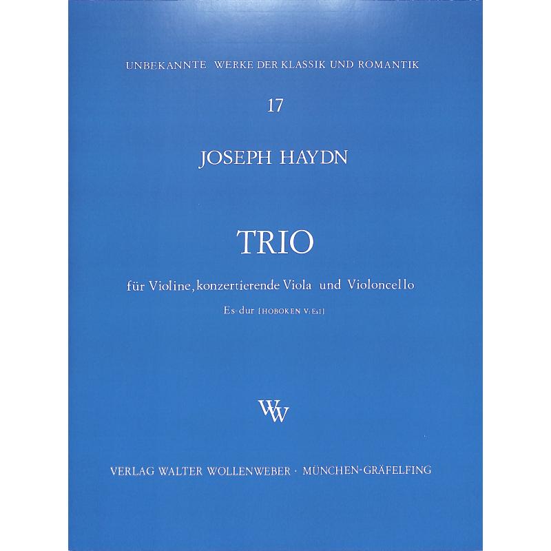 Titelbild für WW 17 - TRIO ES-DUR HOB 5:ES1