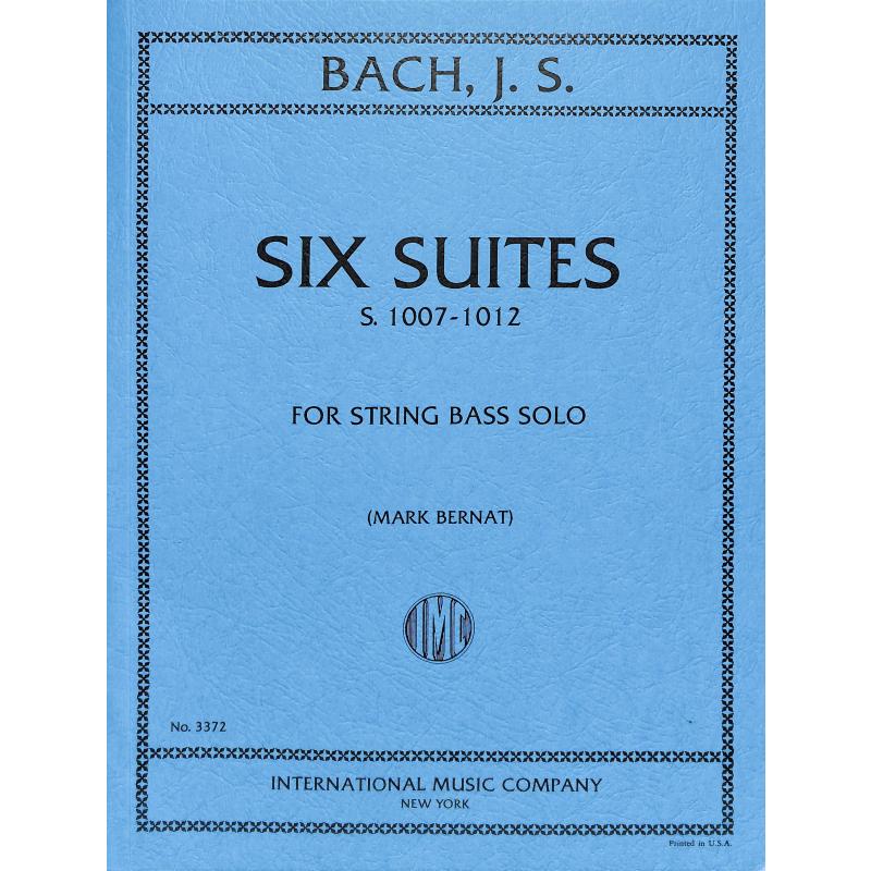 Titelbild für IMC 3372 - 6 SUITEN BWV 1007-1012 (VC)