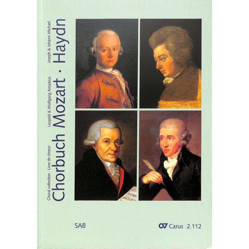 Titelbild für CARUS 2112-00 - Chorbuch Mozart Haydn 2