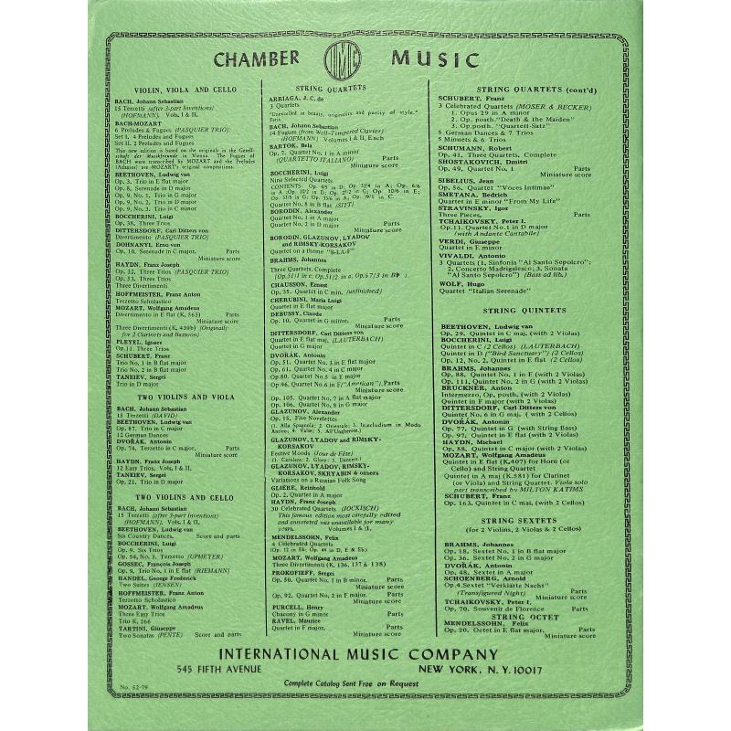 Notenbild für IMC 1465 - ALBUM OF 6 CLASSICAL PIECES