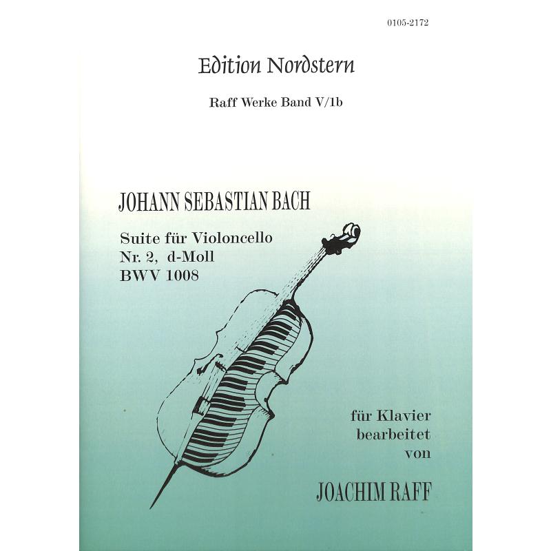 Titelbild für NORDST 0105-2172 - SUITE 2 D-MOLL BWV 1008 (VC)