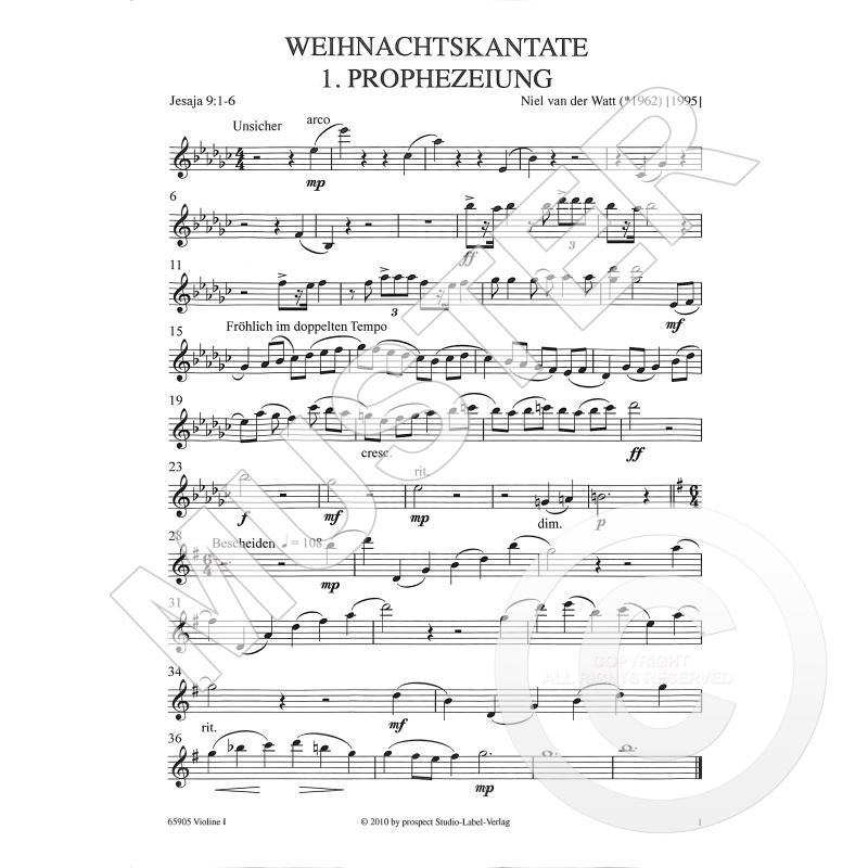 Titelbild für PROSPECT 65905 - WEIHNACHTSKANTATE