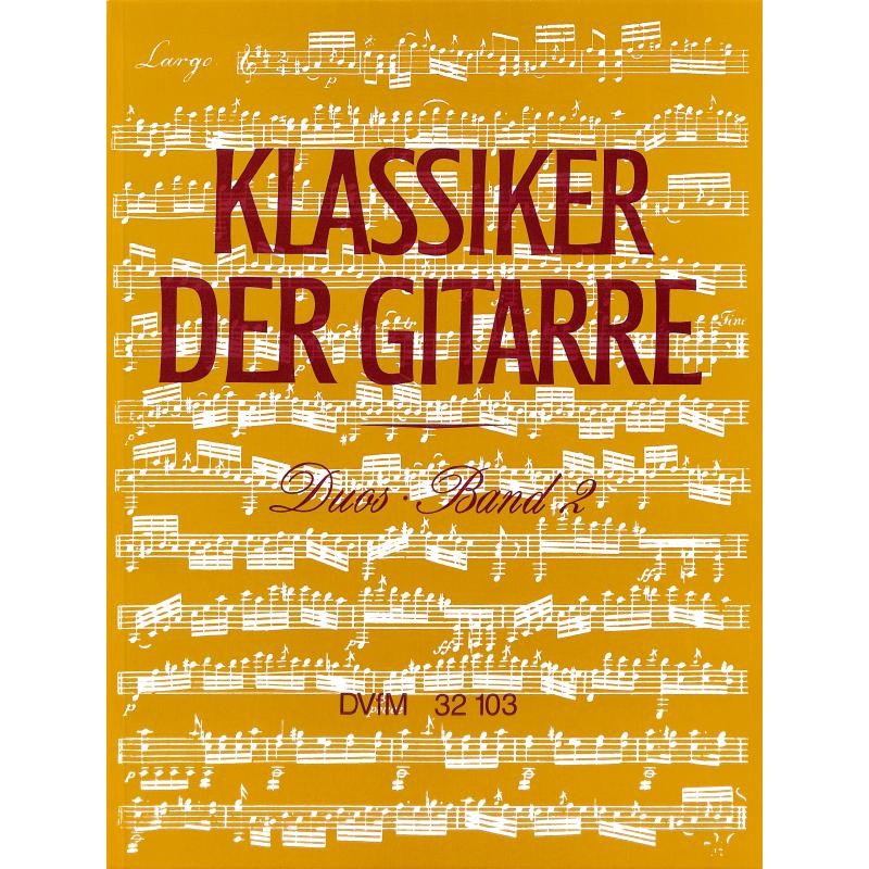 Titelbild für DV 32103 - KLASSIKER DER GITARRE 2