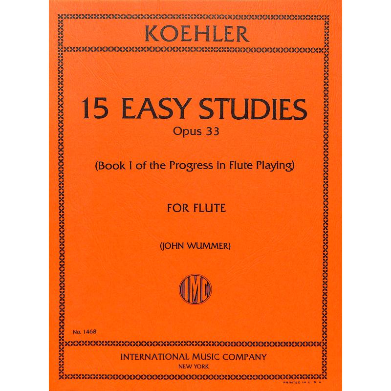 Titelbild für IMC 1468 - THE PROGRESS IN FLUTE PLAYING 1 OP 33