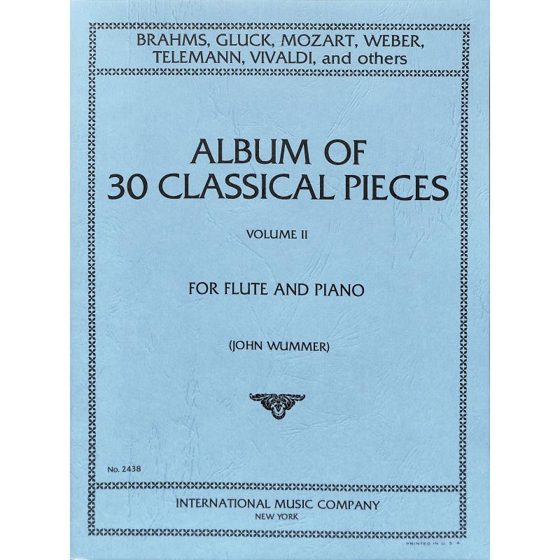 Titelbild für IMC 2438 - ALBUM OF 30 CLASSICAL PIECES 2