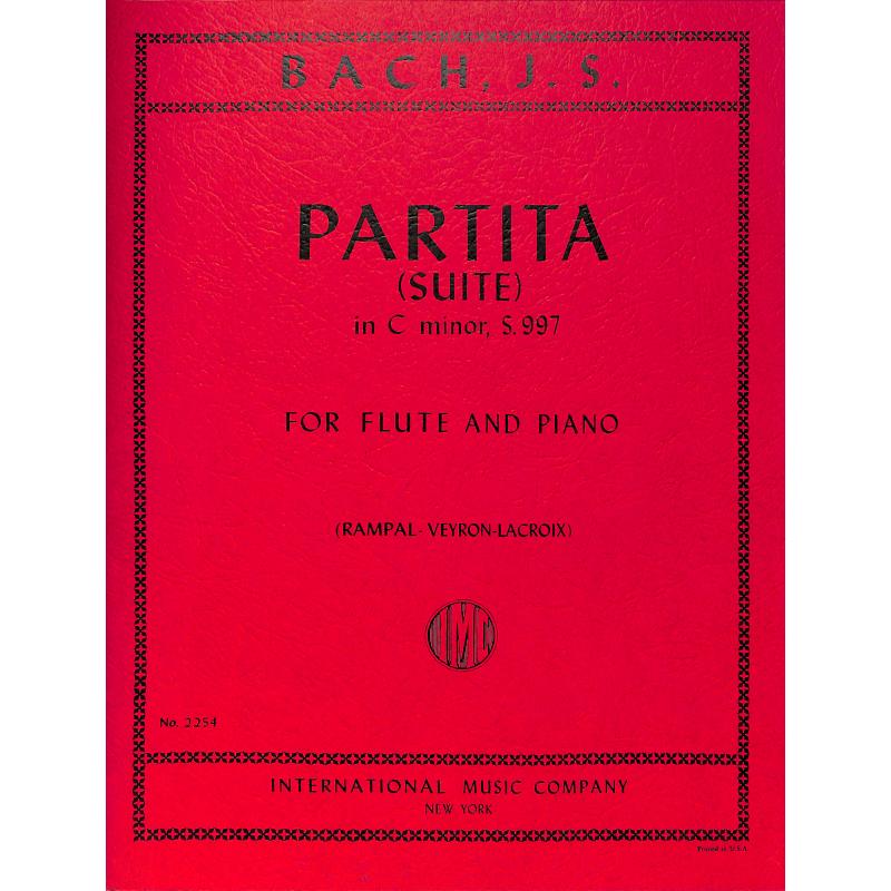 Titelbild für IMC 2254 - PARTITA (SUITE) C-MOLL BWV 997