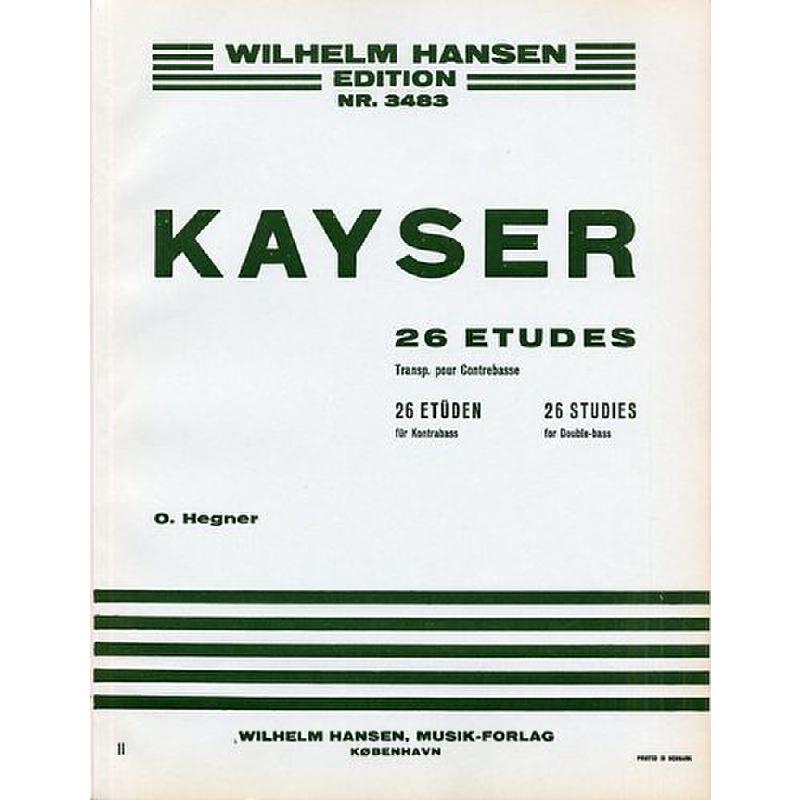 Titelbild für WH 26198 - 26 ETUDES