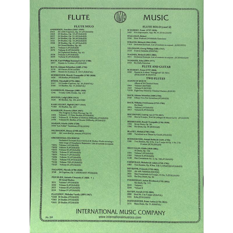 Notenbild für IMC 2293 - 6 DUETTE OP 2 BD 1 (1-3)