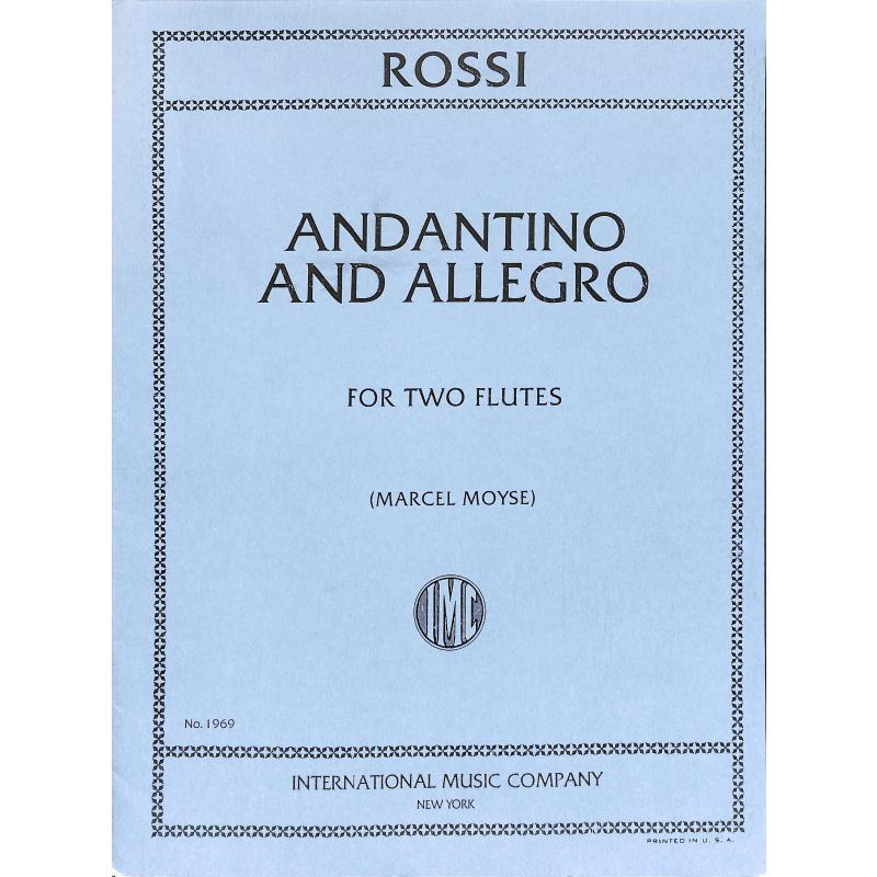 Titelbild für IMC 1969 - ANDANTINO & ALLEGRO
