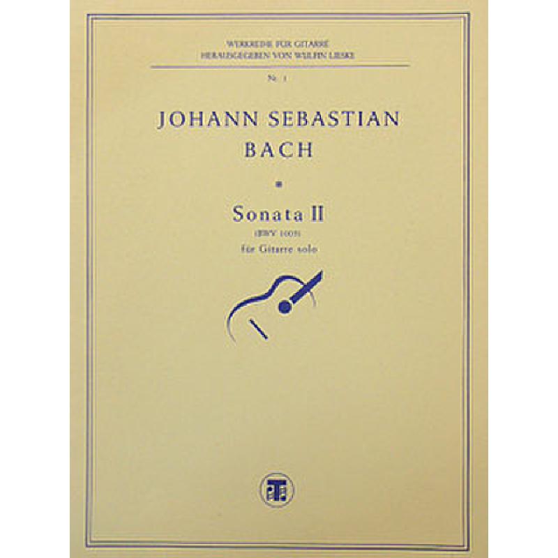 Titelbild für PJT 2080-1 - SONATE 2 BWV 1003