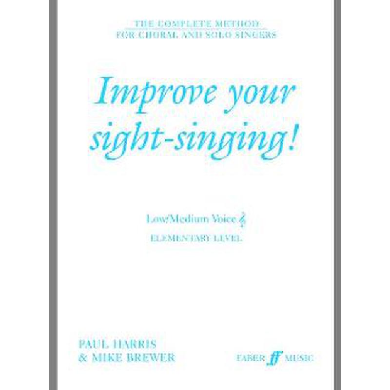Titelbild für ISBN 0-571-51766-8 - IMPROVE YOUR SIGHT SINGING