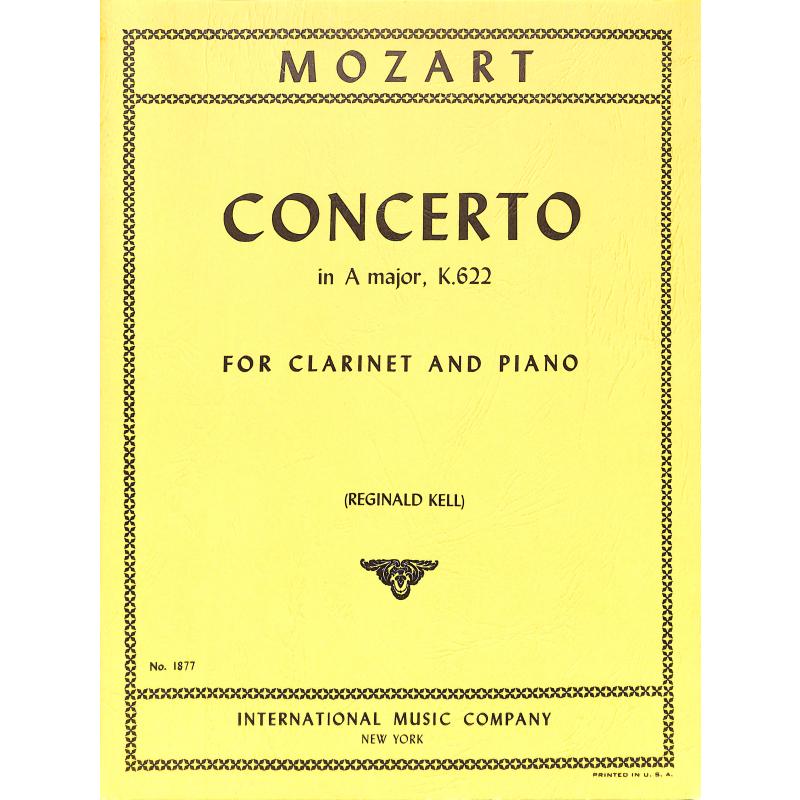 Titelbild für IMC 1877 - KONZERT A-DUR KV 622