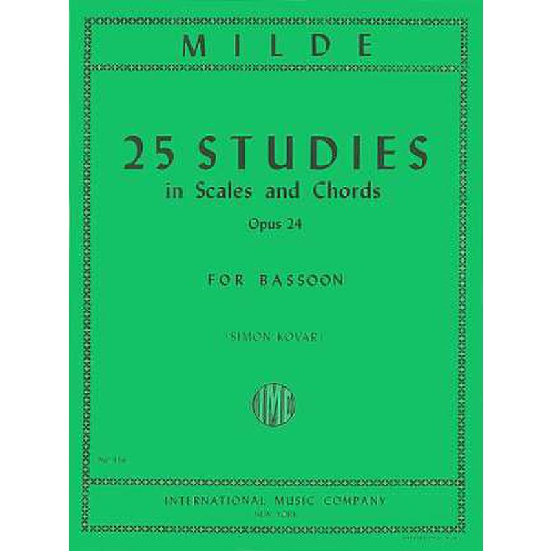 Titelbild für IMC 456 - 25 STUDIES IN SCALES AND CHORDS OP 24