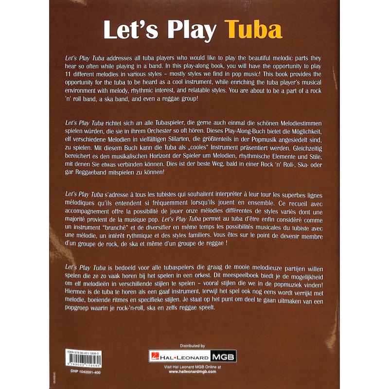 Notenbild für HASKE 1043591 - LET'S PLAY TUBA