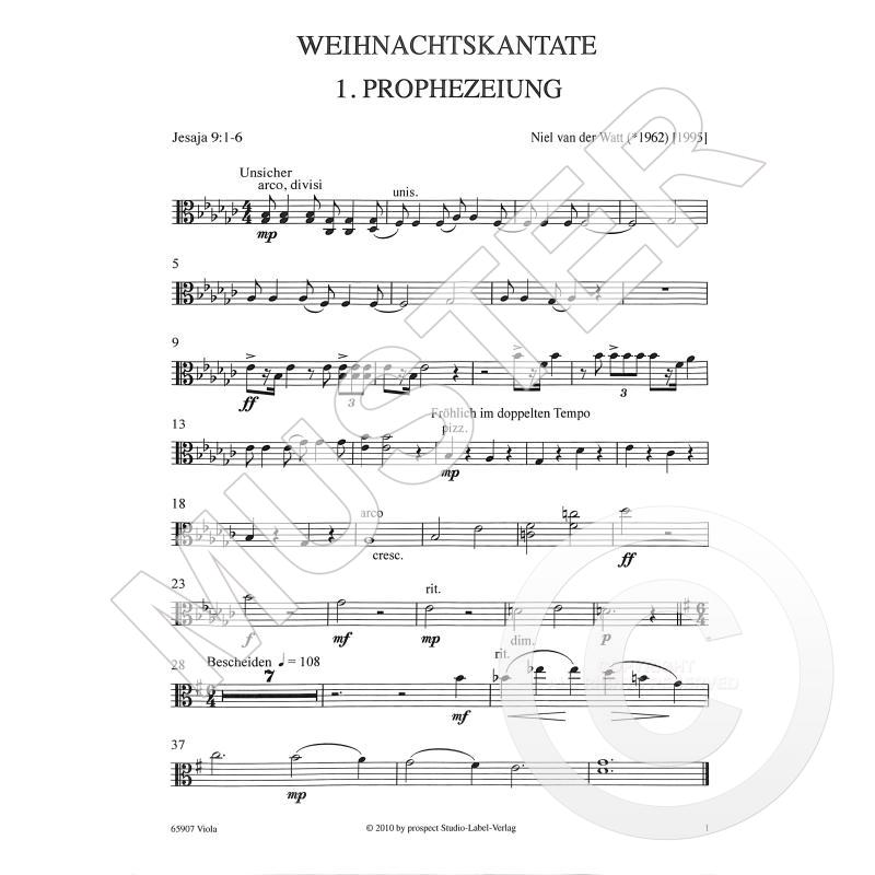 Titelbild für PROSPECT 65907 - WEIHNACHTSKANTATE