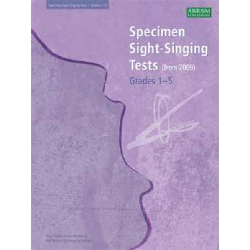Titelbild für ABRSM 9584 - SPECIMEN SIGHT SINGING TESTS GRADE 1-5 (FROM 2009)