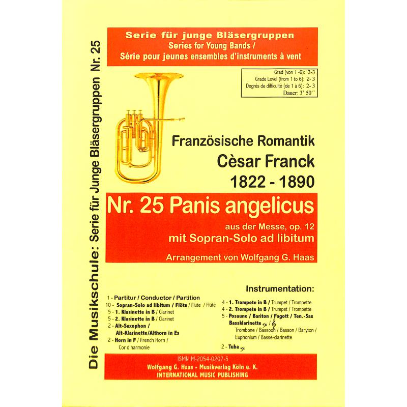 Titelbild für HAAS 0207-5 - PANIS ANGELICUS (MESSE OP 12)