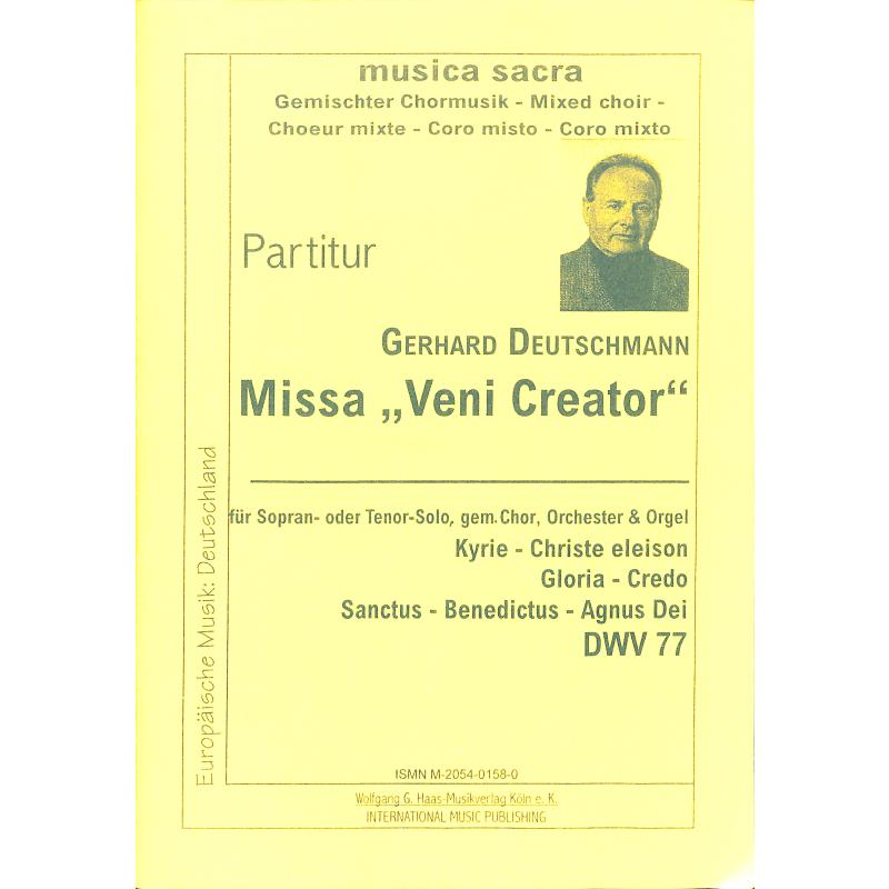 Titelbild für HAAS 0158-0 - MISSA VENI CREATOR