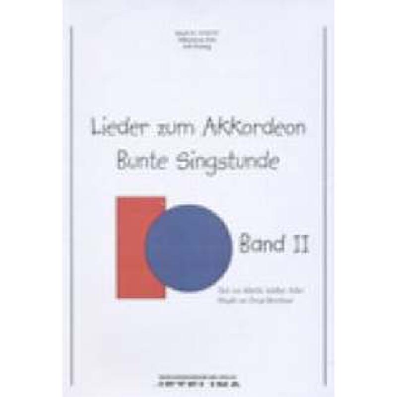 Titelbild für JETELINA 72004051 - BUNTE SINGSTUNDE - LIEDER ZUM AKKORDEON 2