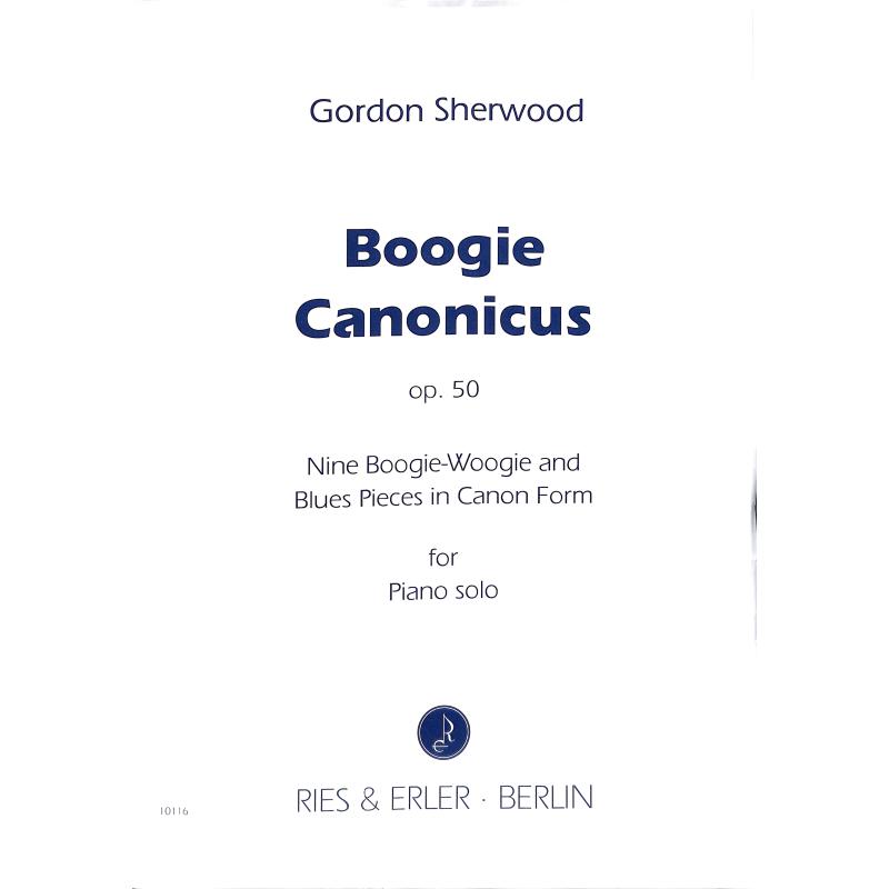 Titelbild für RE 10116 - BOOGIE CANONICUS OP 50