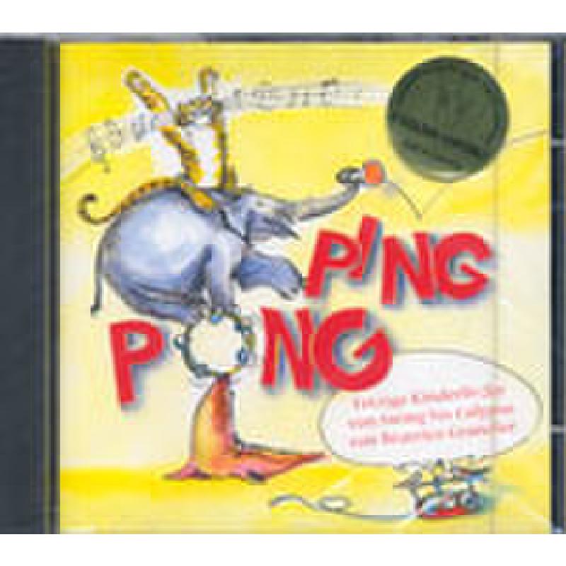 Titelbild für PE -PSD250051 - PING PONG - FETZIGE KINDERLIEDER VON SWING BIS CALYPSO