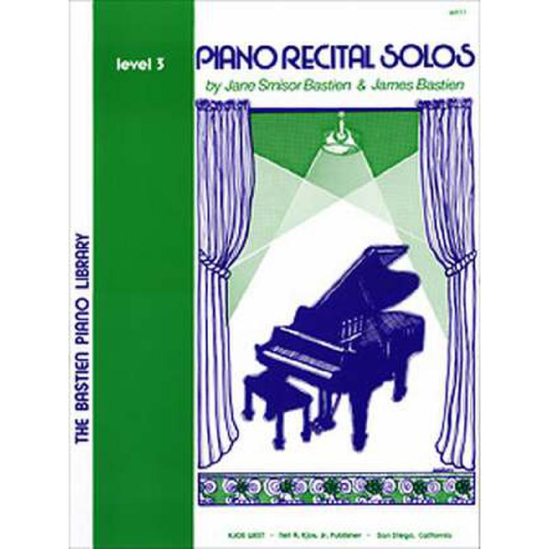 Titelbild für KJOS -WP77 - PIANO RECITAL SOLOS 3