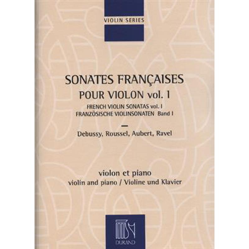Titelbild für DF 15709 - Sonates francaises 1 | Sonaten