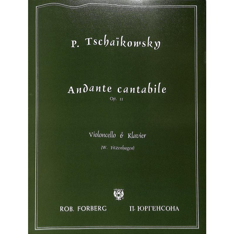Titelbild für FORBERG 09005 - ANDANTE CANTABILE OP 11 (AUS STREICHQUARTETT 1)