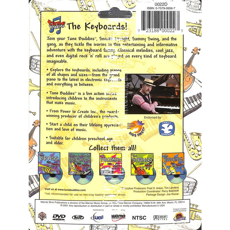 Notenbild für DVD 0022D - KEYBOARDS - TUNE BUDDIES