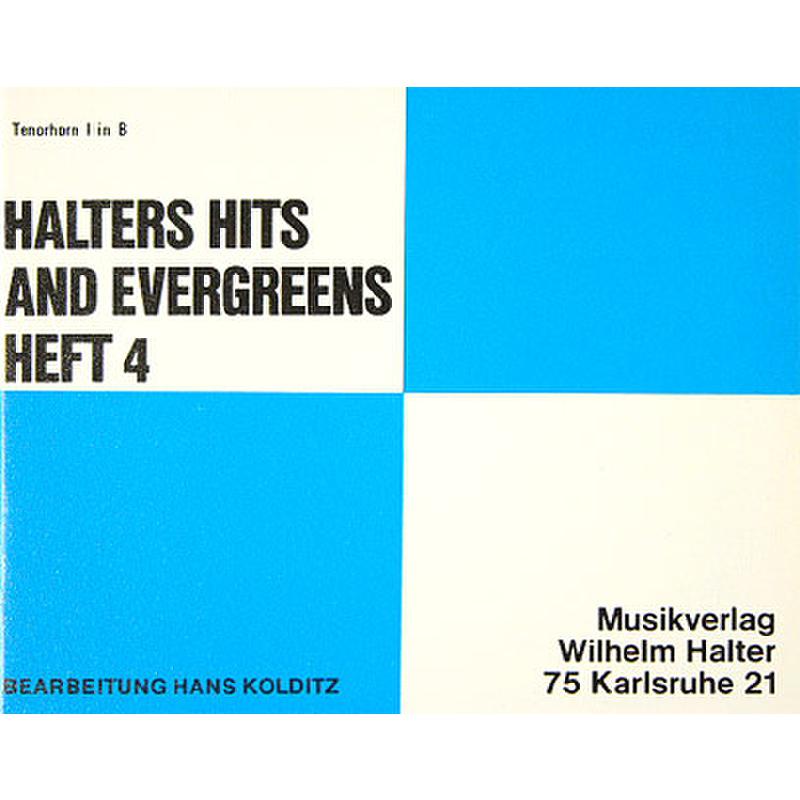 Titelbild für HAL 2567-THRN1 - HALTERS HITS + EVERGREENS 4