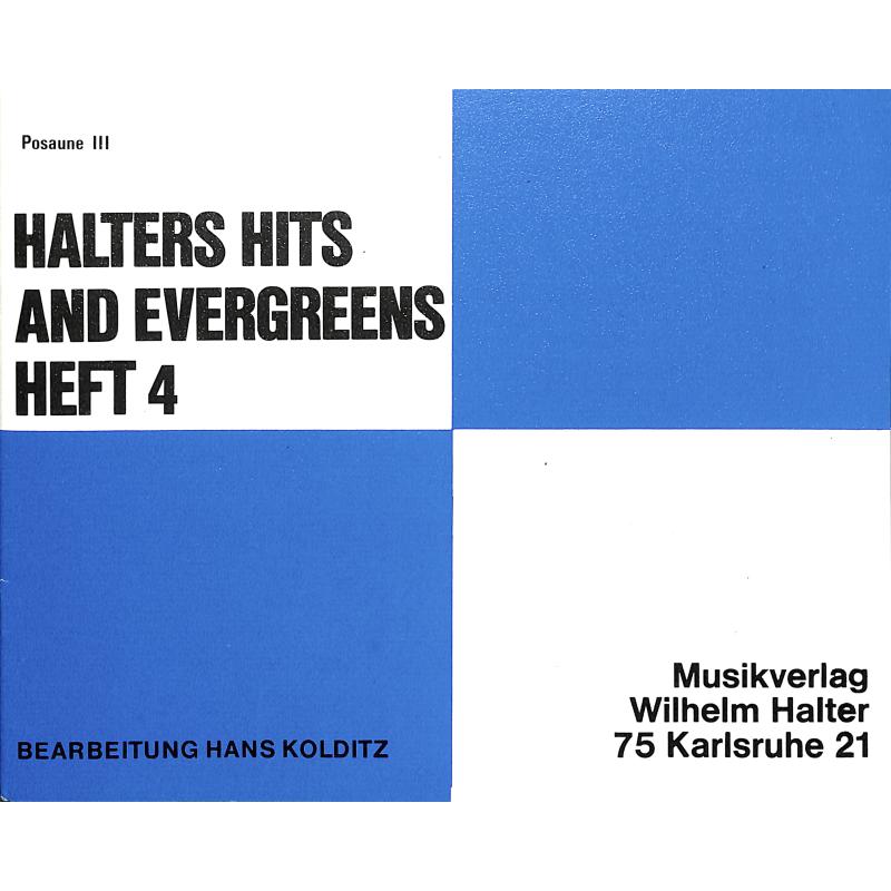 Titelbild für HAL 2567-POS3C - HALTERS HITS + EVERGREENS 4