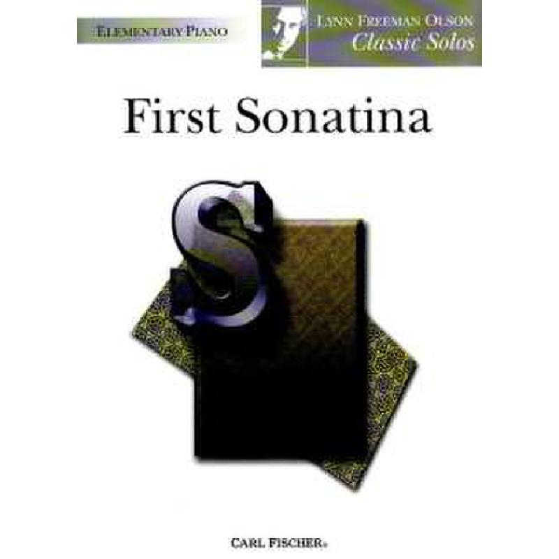 Titelbild für CF -P3201 - FIRST SONATINA