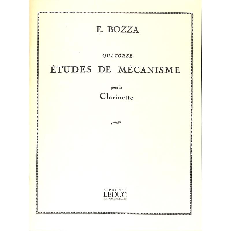 Titelbild für AL 20586 - 14 ETUDES DE MECANISME