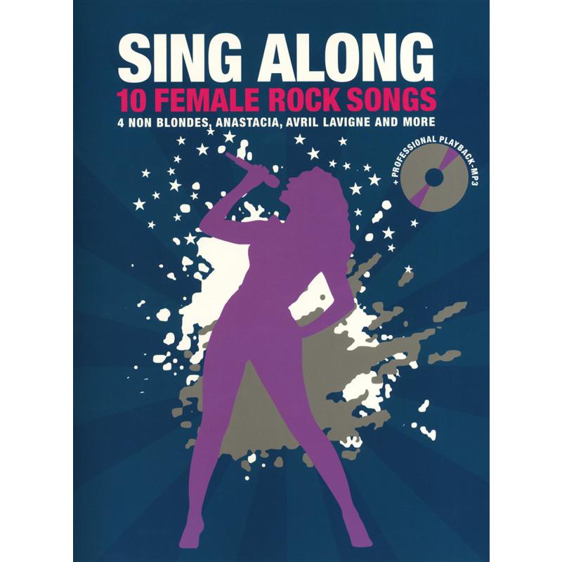 Titelbild für BOE 7534 - SING ALONG - 10 FEMALE ROCK SONGS