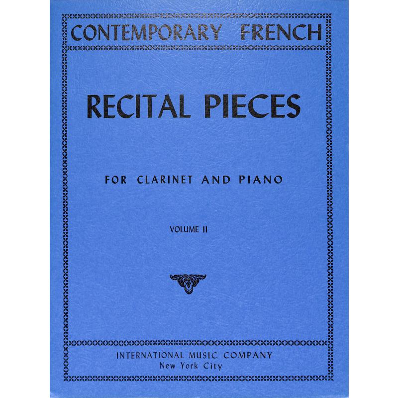 Titelbild für IMC 1840 - FRENCH RECITAL PIECES OF 20TH CENTURY VOL 2