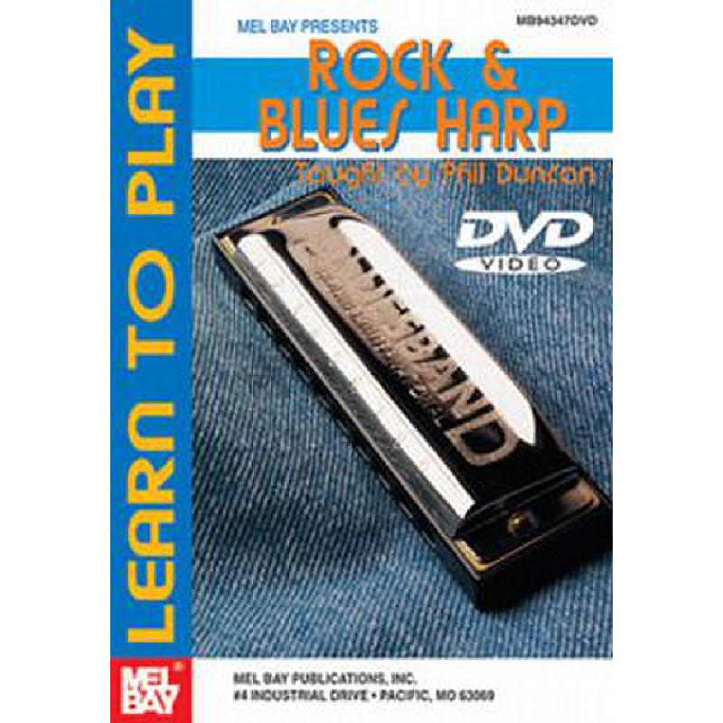 Titelbild für MB 94347DVD - ROCK + BLUES HARP