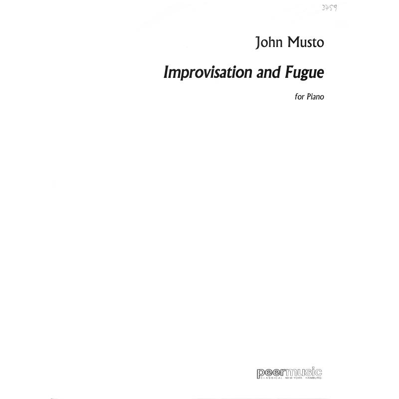 Titelbild für PEER 3759 - IMPROVISATION + FUGE