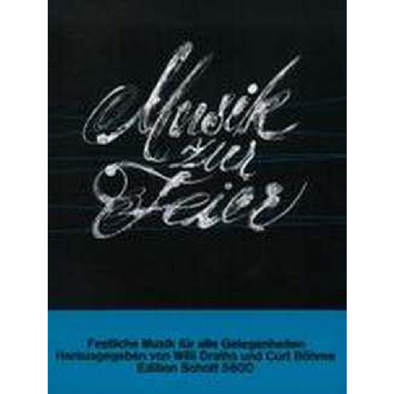 Titelbild für ED 5600-01 - MUSIK ZUR FEIER