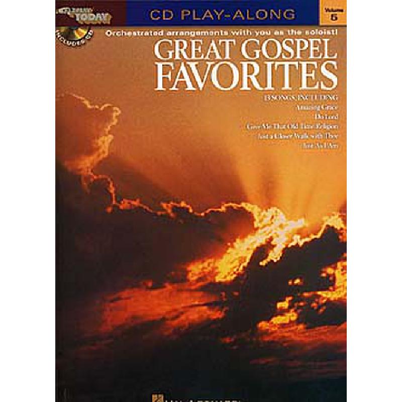 Titelbild für HL 100184 - GREAT GOSPEL FAVORITES