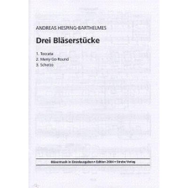Titelbild für VS 2684 - 3 BLAESERSTUECKE