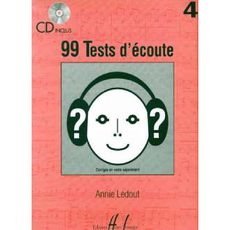 Titelbild für LEMOINE 26579 - 99 TESTS D'ECOUTE 4