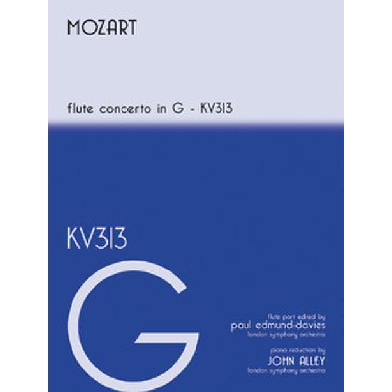 Titelbild für KM 3611695 - KONZERT 1 G-DUR KV 313 (285C) -