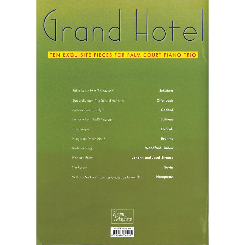 Notenbild für KM 3611292 - GRAND HOTEL 1