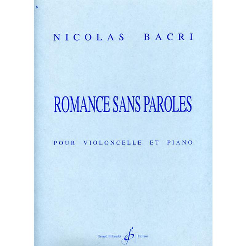 Titelbild für BILL 7625 - ROMANCE SANS PAROLES
