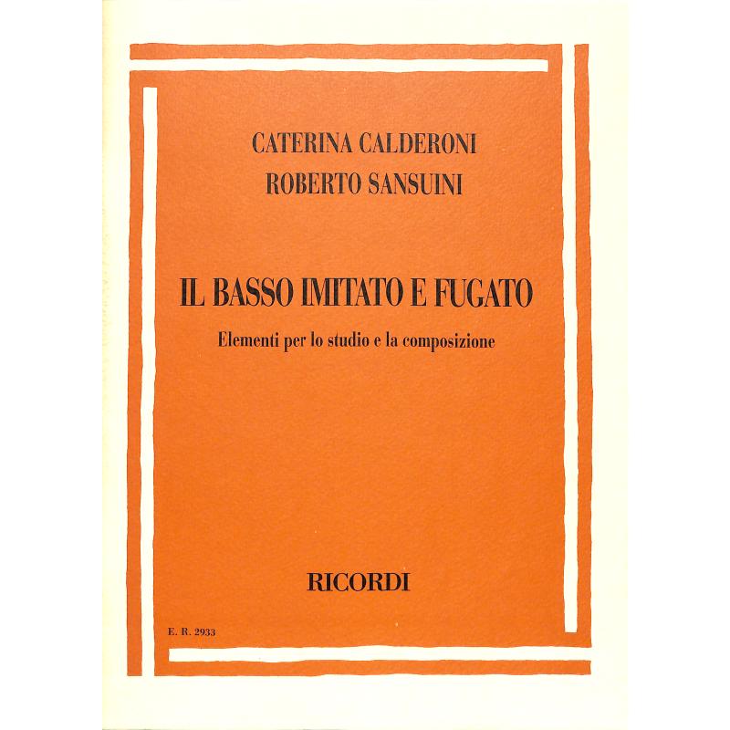 Titelbild für ER 2933 - IL BASSO IMITATO E FUGATO