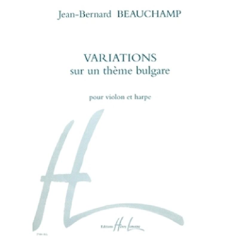 Titelbild für LEMOINE 27804 - VARIATIONS SUR UN THEME BULGARE
