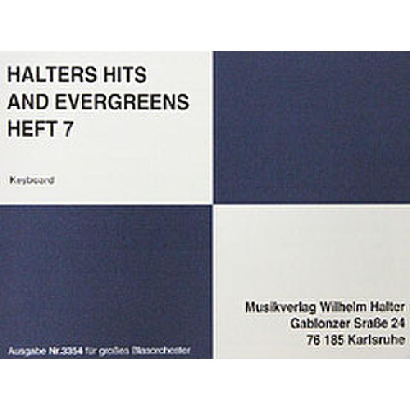 Titelbild für HAL 3354-KEYB - HALTERS HITS + EVERGREENS 7