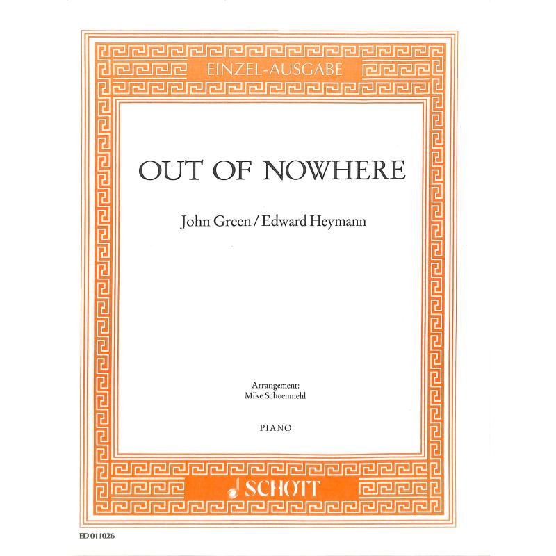 Titelbild für ED 011026 - OUT OF NOWHERE YOU CAME ALONG