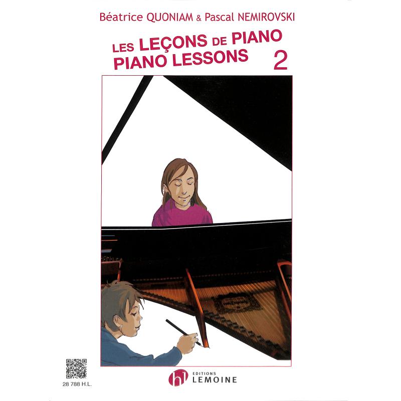 Titelbild für Lemoine 28788 - LES LECONS DE PIANO 2